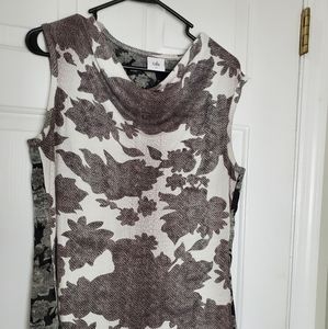 Cabi small black and gray tank top